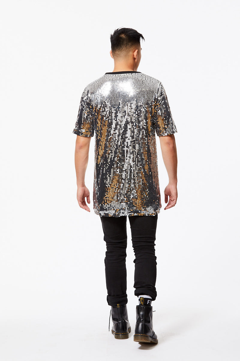 NO MOLLY FOR TOM SEQUIN T-SHIRT